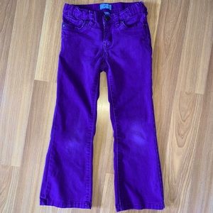 Children’s Place pants stretch denim purple pants, size 6. Great for spring